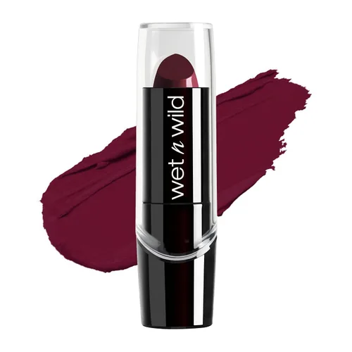 Vista 27 de wet n wild - Lápiz labial con acabado sedoso, color labial hidratante rico y acumulable, formulado con vitaminas A, E y macadamia para una Un breve