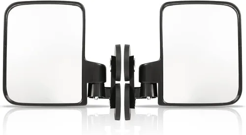 Vista 4 de G-PLUS Espejo lateral magnético para tractor, 2 piezas, izquierda y derecha, 114 libras, con imán nominal de goma, para tractores compactos