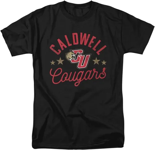 Vista 126 de Collegiate Distressed Mascot Unisex Adult T Shirt Collection 3 Universidad de Adelphi