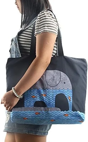 Vista 9 de Bolso de viaje para la playa con zíper, para mujer, plegable, impermeable, para la noche