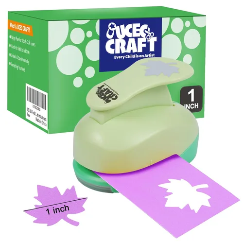 Vista 22 de UCEC Perforadora de mariposa de 1 pulgada, perforadores de papel para manualidades, perforadora de palanca hecha a mano, forma de agujero