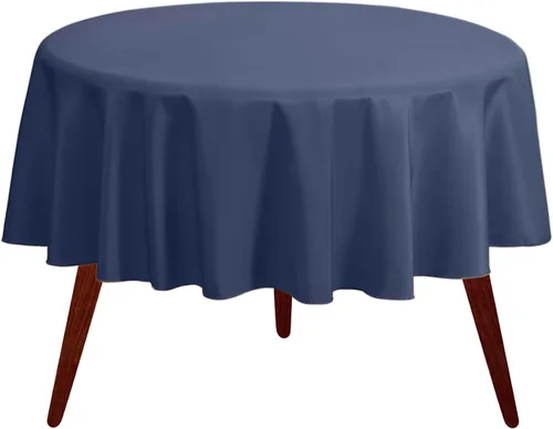 Vista 20 de Gee Di Moda Mantel redondo verde manzana de 70 pulgadas para mesas redondas de 24 a 48 pulgadas, tela lavable resistente, para mesa de bufé, fiesta