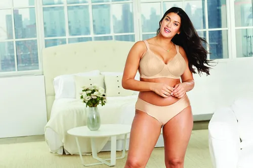 Vista 8 de Playtex Women's Perfectly Smooth Full-Coverage Wireless T-Shirt Bra for Full Figures