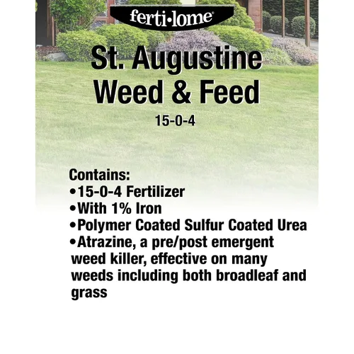 Vista 2 de Fertilome (13917) St. Augustine Weed & Feed 15-0-4, 25.6 lbs