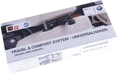 Vista 3 de BMW 51-95-2-449-253 Gancho (Universal, Negro), 1 paquete