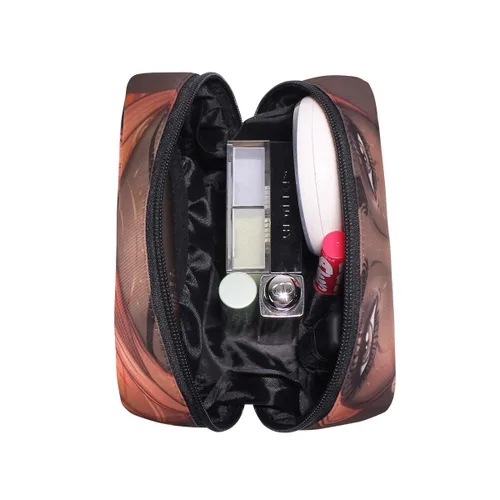 Vista 5 de CiCily Bolsa de maquillaje de viaje portátil bolsa de cosméticos mujer afroamericana bolsa de aseo organizador estuche de accesorios, estuche