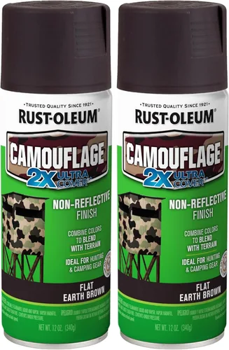 Vista 21 de Rust-Oleum 279176 Camuflaje 2X Ultra Cover Pintura en aerosol, 12 onzas, verde militar