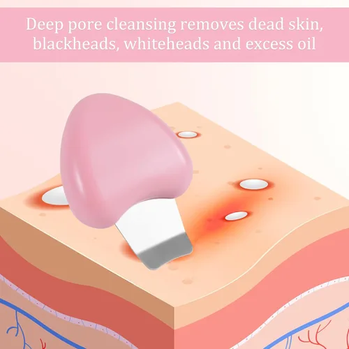 Vista 5 de Espátula facial para limpiar la piel, raspador de espinillas, pala de acero inoxidable, kit de herramientas para eliminar puntos negros, agujas