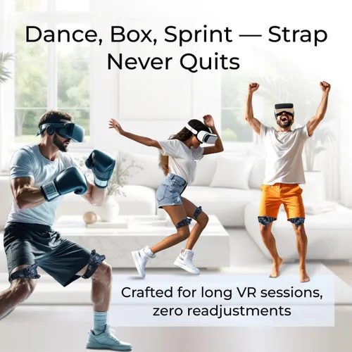 Vista 69 de Skywin VR Tracker Belt & VR Tracker Straps for HTC Vive System, 2 Pack Adjustable Belt and Hand Straps for VR Full Body Tracking