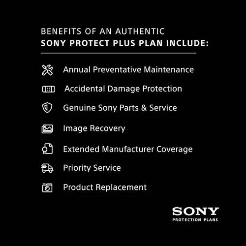 Vista 3 de Sony Protect Plus 2 Year Plan for Cameras and Lenses ($2000-$2999.99) [Activation required]