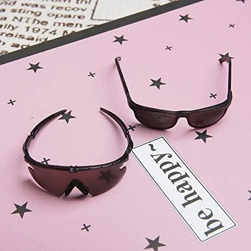 Vista 6 de 4 gafas de sol a escala 16 modelo para accesorio de figura de 12 pulgadas
