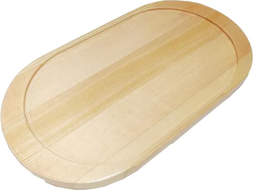 Vista 5 de Sartén ovalada de hierro fundido con mango desmontable y tabla de servir de madera, versátil sartén para pizza, verduras, uso en interiores