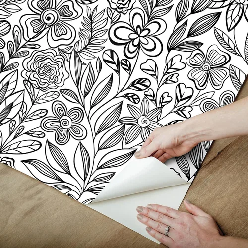 Vista 8 de Packed Party Garden Simply Stated Florals - Papel tapiz para despegar y pegar, PP4709