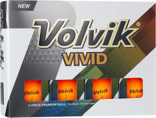 Vista 5 de Volvik Pelotas de golf de colores con acabado mate vívido (una docena)