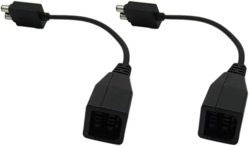 Vista 5 de Paquete de 2 cables adaptador de enchufe de fuente de alimentación de CA para Xbox 360 a Xbox ONE