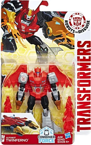 Vista 3 de Transformers Robots disfrazados Combiner Force Warriors Class Autobot Twinferno