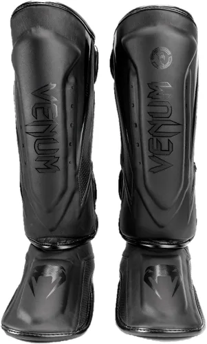 Vista 2 de Venum Venum Elite Evo – Espinilleras Negro/Negro