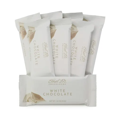 Vista 17 de Ethel M Chocolates Juego de 8 barras de caramelo de chocolate con leche premium, dulces, cremosas, hechas a mano, ricas e irresistibles
