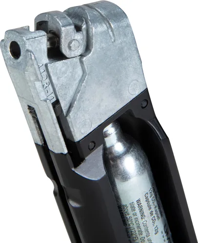 Vista 2 de Umarex HK Heckler & Koch VP9 Blowback Pistola de aire BB calibre .177, cargador de repuesto de 18 disparos (solo mag), color negro