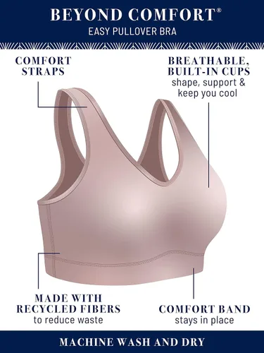 Vista 4 de Vanity Fair Women's Beyond Comfort Easy Pullover Wireless Bra