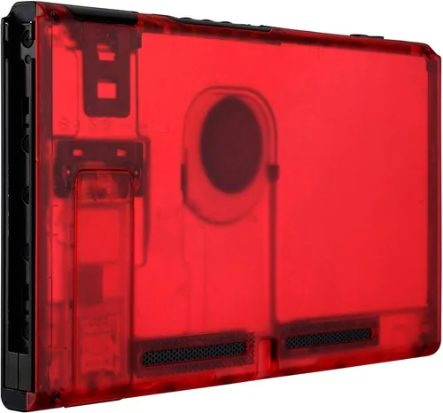 Vista 5 de eXtremeRate Placa trasera para consola Nintendo Switch, carcasa NS Joycon (versión D-Pad) con botones de juego completo, carcasa de repuesto