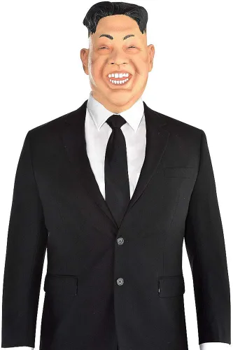 Vista 2 de amscan Rocket Man - Máscara de Halloween para adultos talla única
