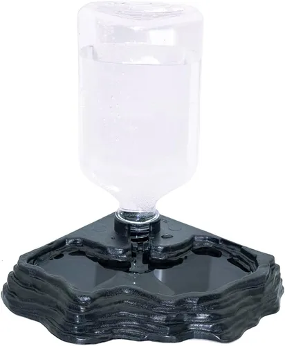 Vista 3 de Lizard - Dispensador automático de cuenco de agua con diseño de Negro