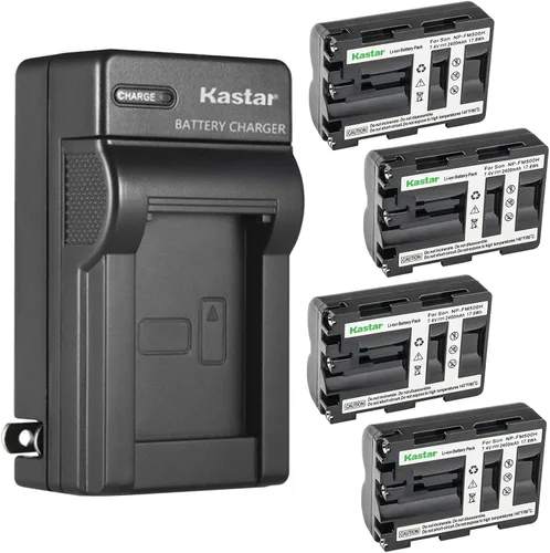 Vista 7 de Kastar NP-FM500HN - Cargador de batería de pared de CA de repuesto para Sony DSLR-A200W, DSLR-A200WB, DSLR-A300, α300, Alpha A300, DSLR-A300K