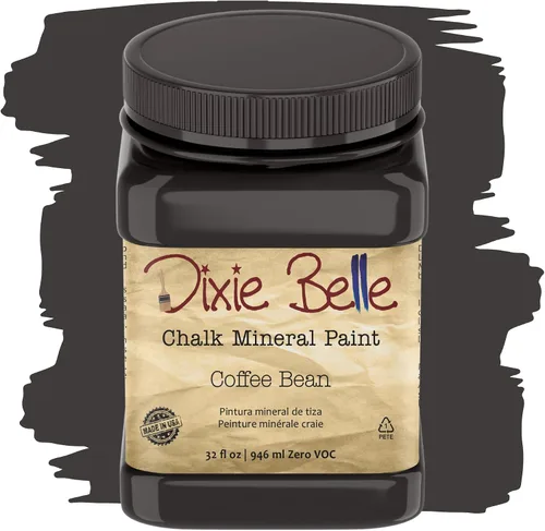Vista 164 de Pintura para muebles con acabado de tiza Dixie Belle Paint Company - Amatista (4oz) - Pintura mineral de tiza chic púrpura profundo mate