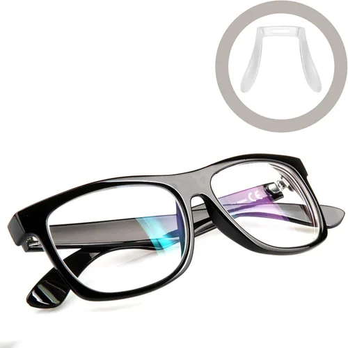 Vista 5 de GLEAVI 3Pcs Replaceable Glasses Nose Pads Comfortable Non-Slip Eyeglass Nose Cushions for Sunglasses and Optical Frames 0.90X0.86X0.31In