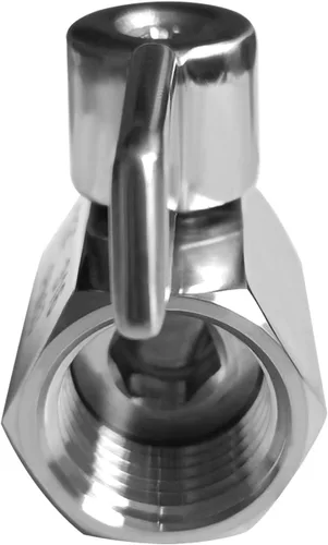 Vista 3 de Beduan Mini válvula de bola de acero inoxidable (316) 1" NPT macho x NPT hembra mini válvula de cierre de bola