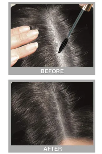 Vista 3 de Cover Your Gray Retocar el cabello Pro-Growth con aceite de ricino, marrón oscuro