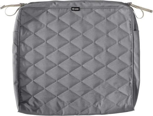 Vista 15 de Classic Accessories Montlake FadeSafe FadeSafe - Funda de cojín acolchada para patio, resistente al agua, 21 x 19 x 3 pulgadas, manzanilla