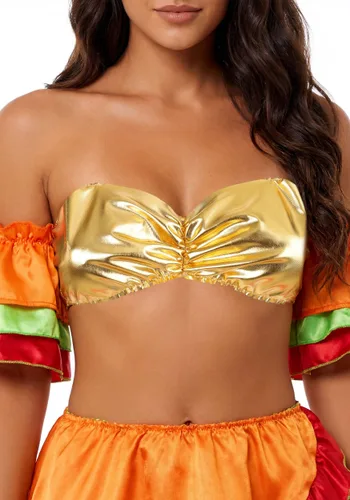 Vista 6 de Disfraz de Bailarina Bombshell Bonanza para Mujer Multicolor