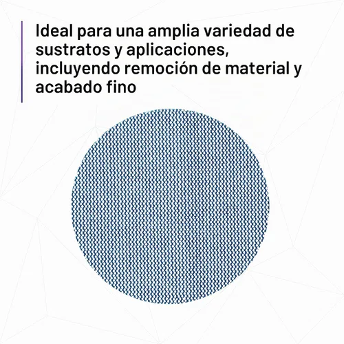 Vista 5 de 3M Xtract Net Disc 310W, discos de fibra abrasivos de 5 pulgadas, paquete múltiple de 12 piezas con velcro, 80+, 120+, 180+, 220+, 240+, 320+