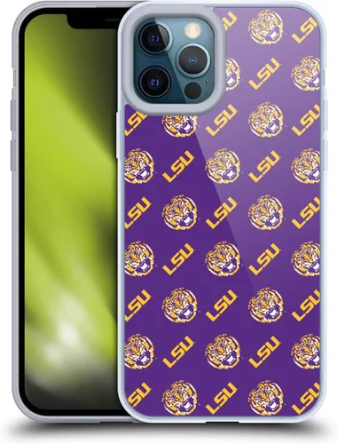 Vista 68 de Head Case Designs Funda de gel suave con licencia oficial de la Universidad Estatal de Louisiana LSU Camou compatible con Apple iPhone 7 Plus/iPhone