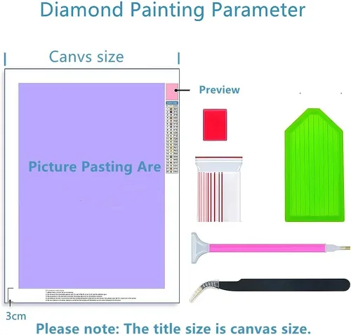 Vista 3 de Kits de pintura de diamantes 5D para perro, pomerania, taladro completo, cuentas redondas, arte de diamante, gemas de piedra, punto de cruz, pintura