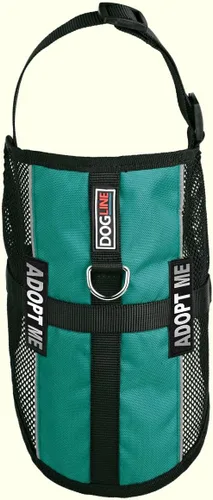 Vista 41 de Dogline MaxAire - Chaleco de malla para perros de 13 a 16 pulgadas y 2 parches extraíbles Adopt Me, talla S, color negro