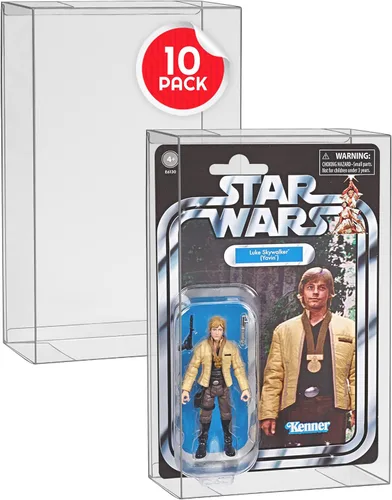 Vista 20 de EVORETRO Caja de exhibición y protector para figuras de acción Compatible con Star Wars, Marvel Legends y GI Joe (con tarjeta) Figura de 3.75