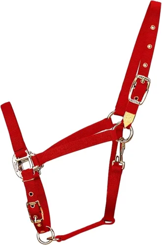 Vista 8 de Hamilton Caballo árabe de nailon de 3/4 pulgadas con barbilla ajustable y broche de garganta, promedio, 800 a 1100 libras, negro