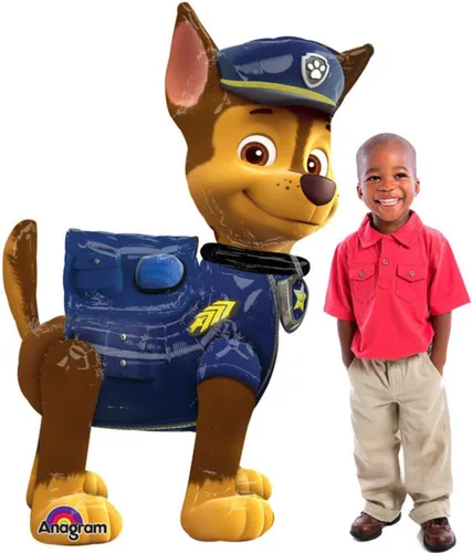 Vista 4 de Globo hinchable con diseño de Chase de la patrulla canina de 54 pulgadas