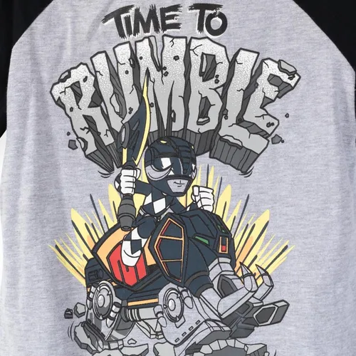 Vista 7 de Power Rangers Paquete de 3 camisetas gráficas de manga corta para niños