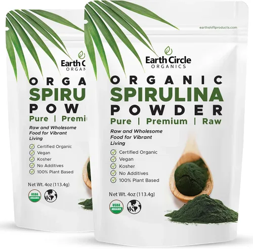 Vista 10 de Earth Circle Organics Espirulina en polvo