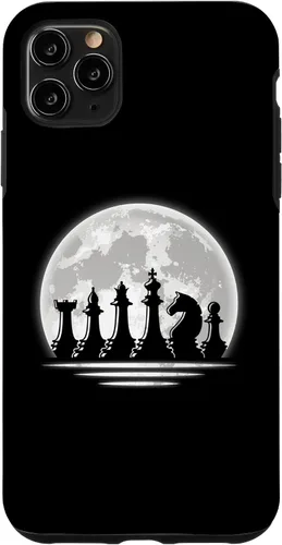 Vista 13 de Chess Design - Chess Figures Full Moon - Chess Case for iPhone 17