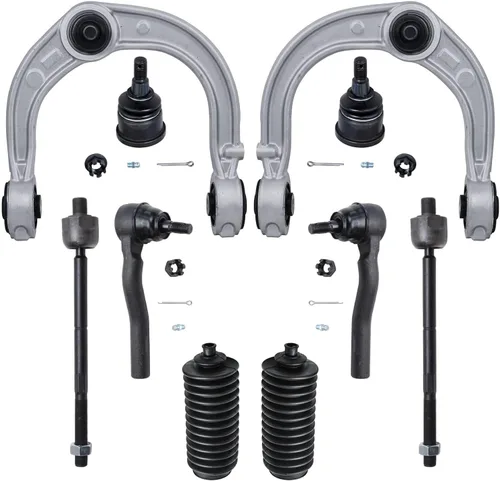 Vista 30 de Detroit Axle - Kit de suspensión delantera de 10 piezas para Jeep 2002-2004