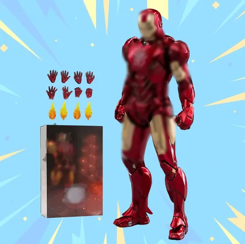 Vista 10 de LonullyMege MK1Ironman Figura de Acción - 7 Pulgadas Deluxe Painting Colección Exquisita Modelo Mark