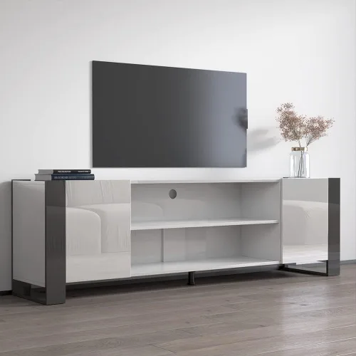 Vista 2 de Woody EF - Soporte de TV de 77" (blanco/gris)