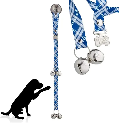 Vista 7 de El timbre original para orinal para perro, campanas de perro para entrenamiento de orinal y ruptura de casa de cachorros, entrena a tu perro