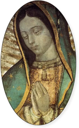 Vista 11 de CafePress Pegatina ovalada para parachoques de coche Nuestra Señora de Guadalupe