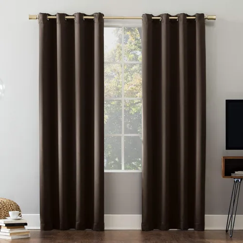 Vista 15 de Sun Zero Nordic - Juego de 2 paneles de cortinas 100 % opacas con ojales, calidad de teatro, reducción de ruido, 52 x 84 pulgadas, verde salvia